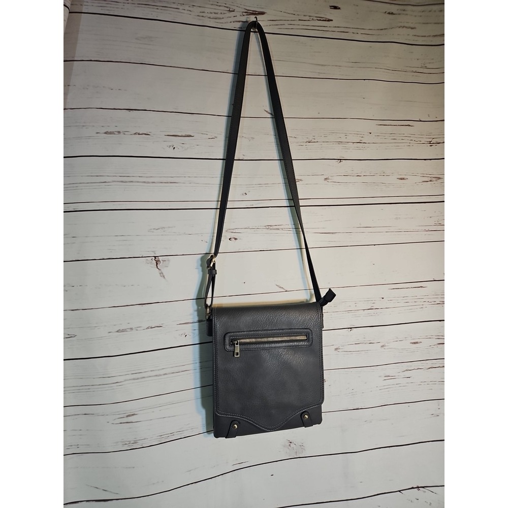 Jessie & James Handbags Nora Concealed Carry Lock And Key Crossbody - Dark Grey - Picture 1 of 16